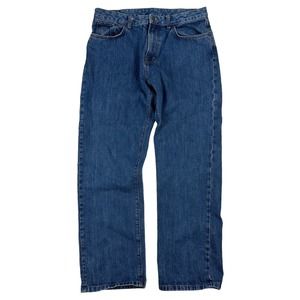 PATAGONIA Relaxed Fit Straight Denim Blue Jeans Organic Cotton Tag 35 (36x32.5)